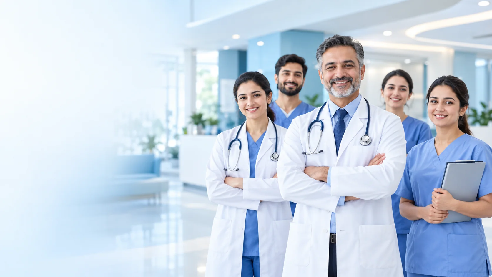 Medical team design illustration